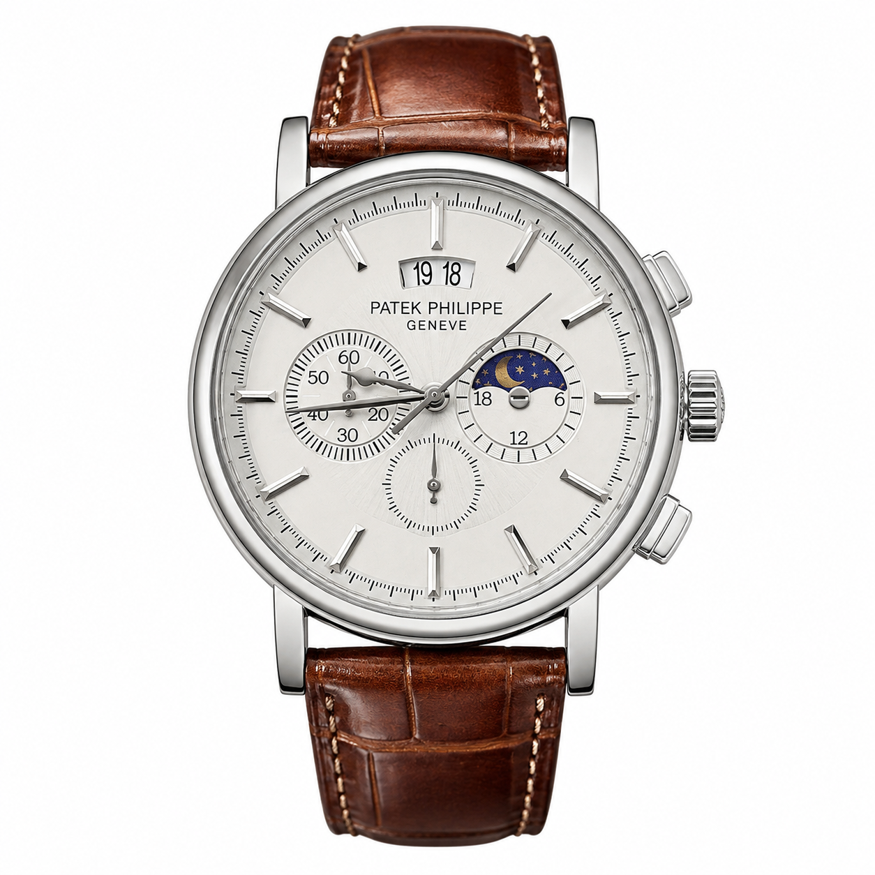 Patek Philippe-Style Chronograph Watch