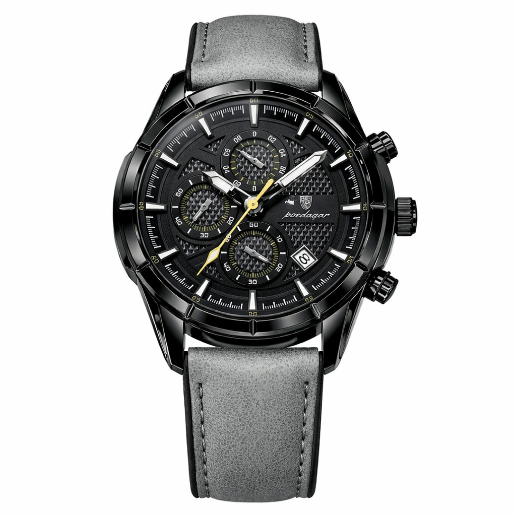 Poedagar Luxury Chronograph Watch