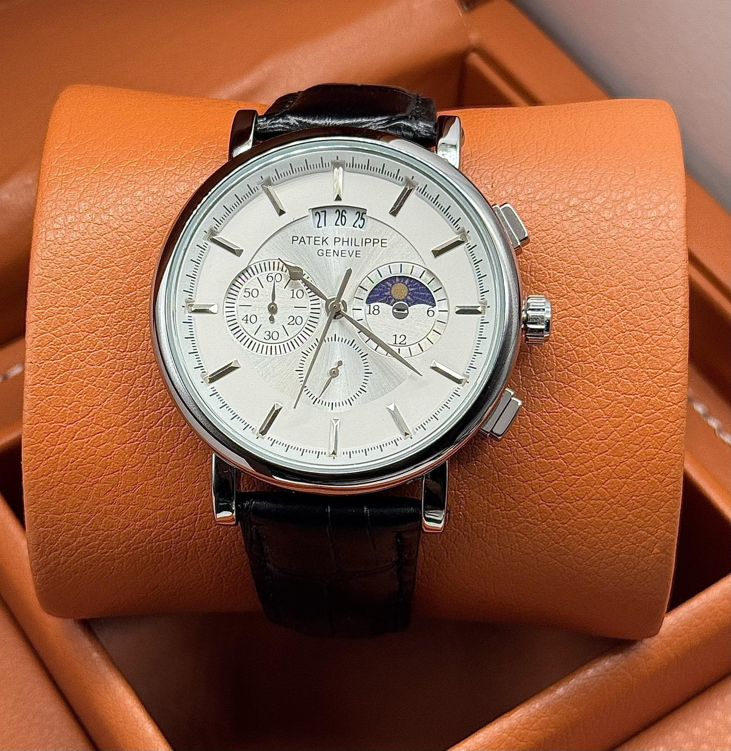 Patek Philippe-Style Chronograph Watch