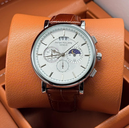 Patek Philippe-Style Chronograph Watch